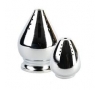 Couvre-foyer chrome Teardrop (M)