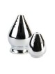 Couvre foyer chrome teardrop (M)