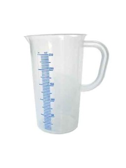 Verre Doseur 250mL Graduation Bleu