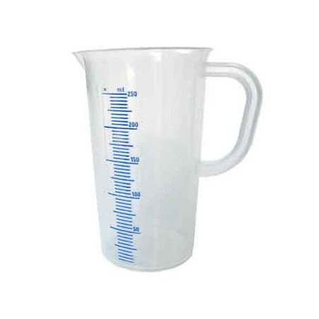 Verre Doseur 250mL Graduation Bleu