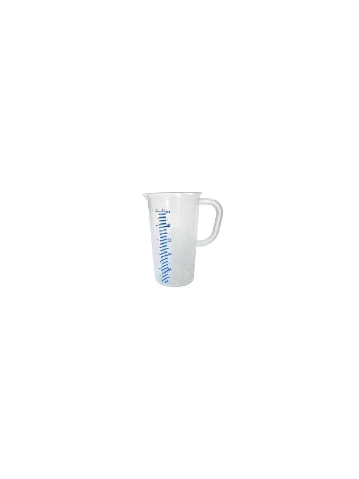 Verre Doseur 250mL Graduation Bleu