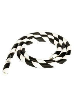 Tuyau Silicone noir et blanc DUD