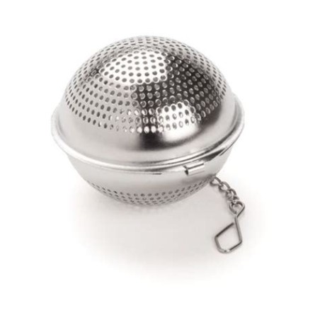Boule à thé Dammann inox et ronde avec chainette