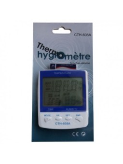 Thermohygromètre grand écran A608 de Winflex