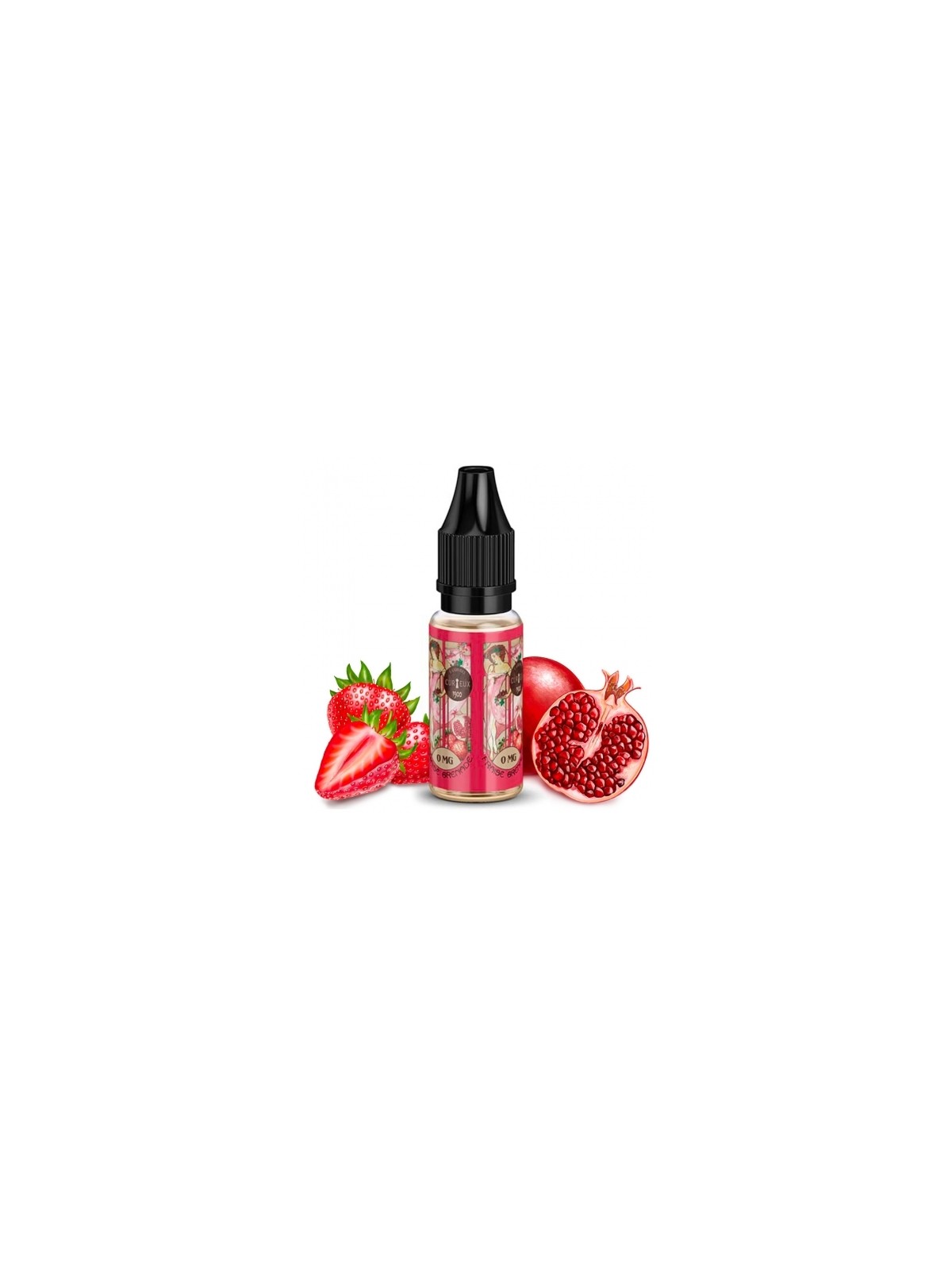 Fraise Grenade 10 ml  de Curieux E-liquides