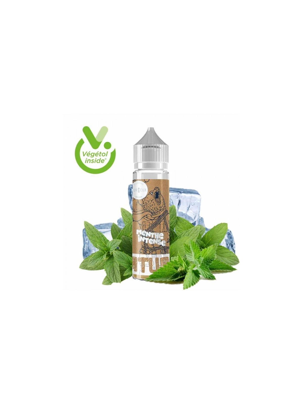 Natural Menthe intense 50 ml de Curieux E-liquides