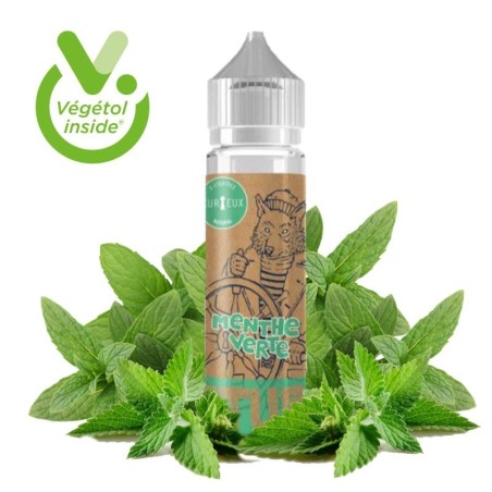 Natural Menthe Verte 50 ml de Curieux E-liquides