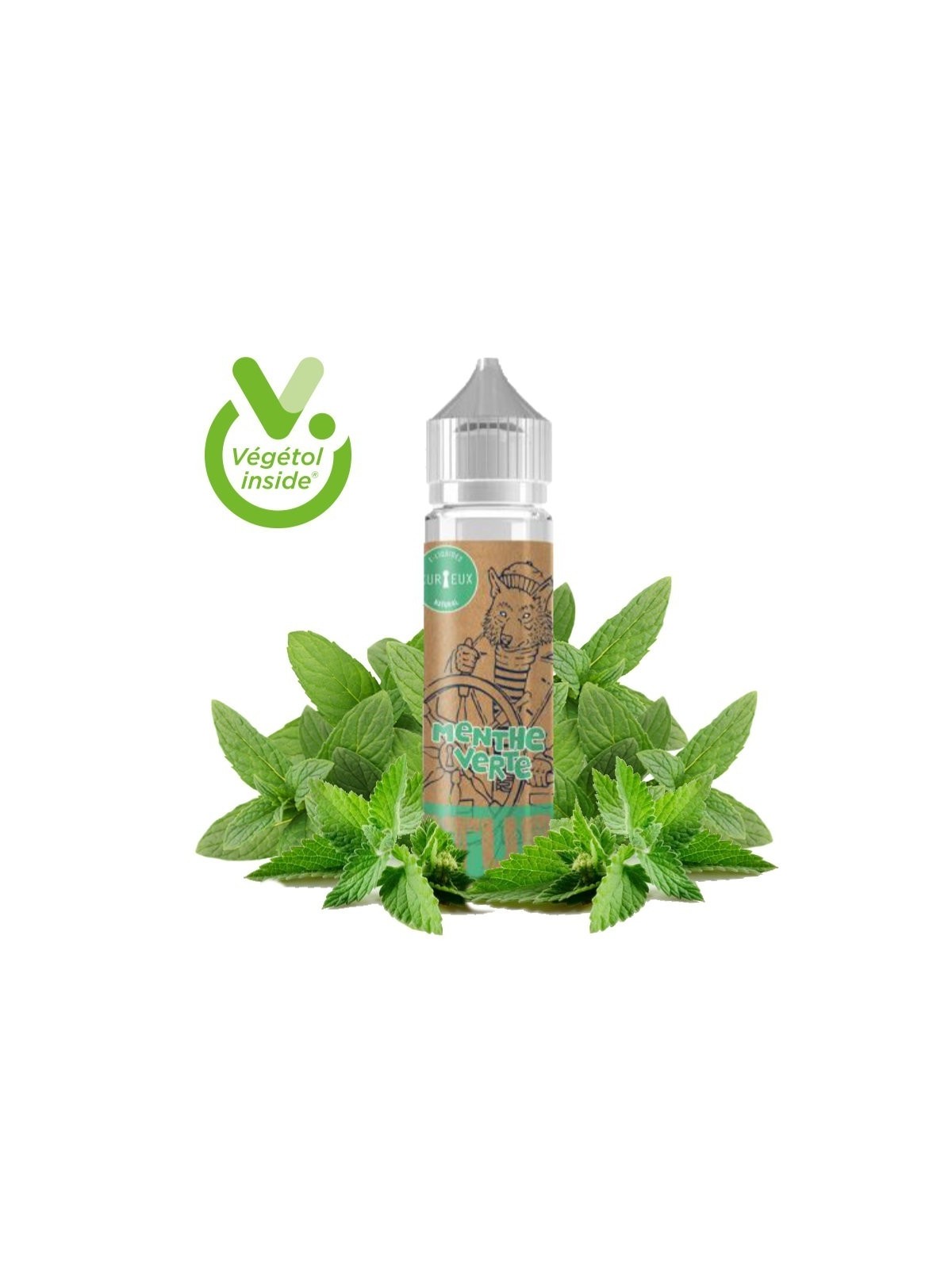 Natural Menthe Verte 50 ml de Curieux E-liquides