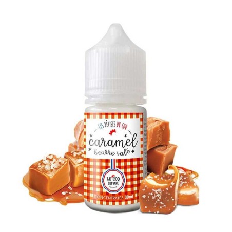 Arome Caramel beurre salé  30ML - Le Coq qui vape