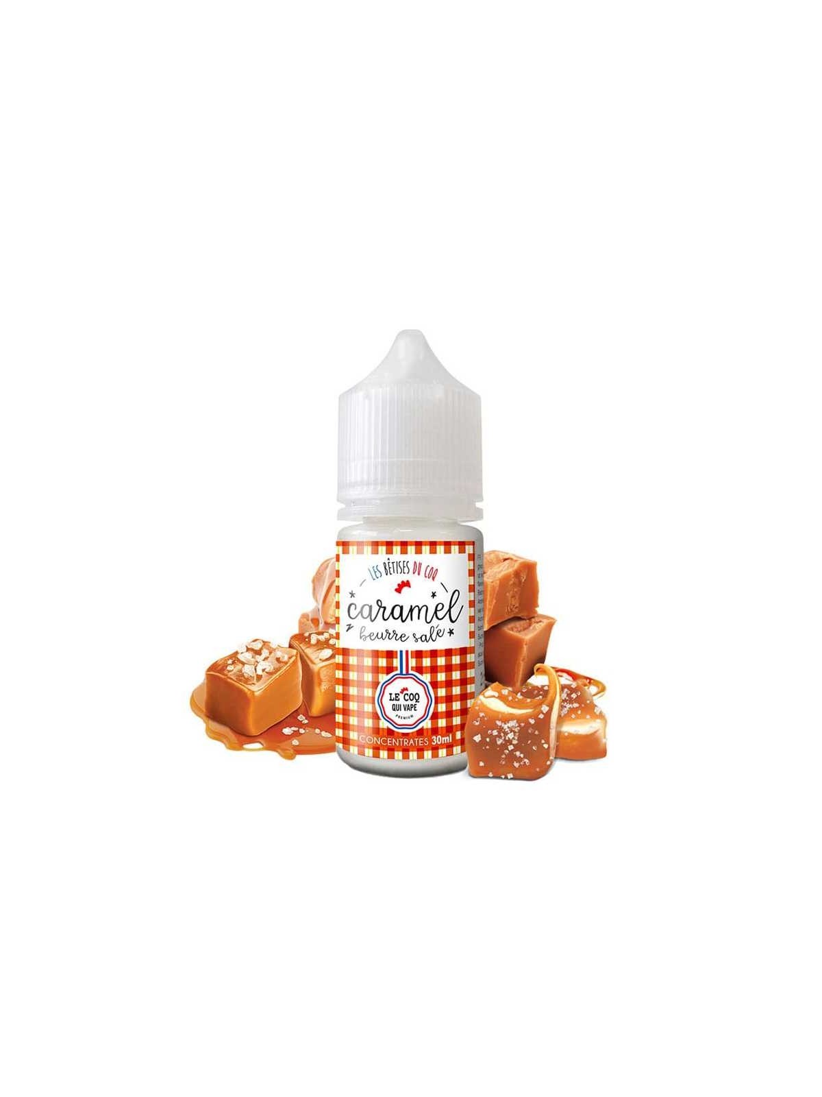 Arome Caramel beurre salé  30ML - Le Coq qui vape