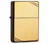 Briquet Zippo high polish Brass
