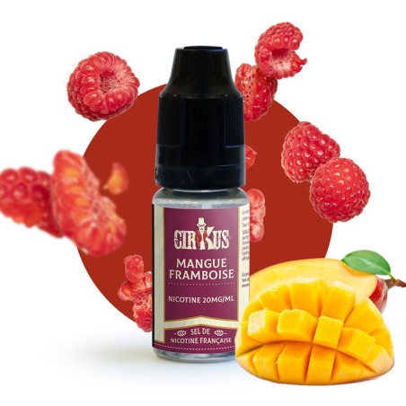 Mangue framboise sel de nicotine Circus 20mg