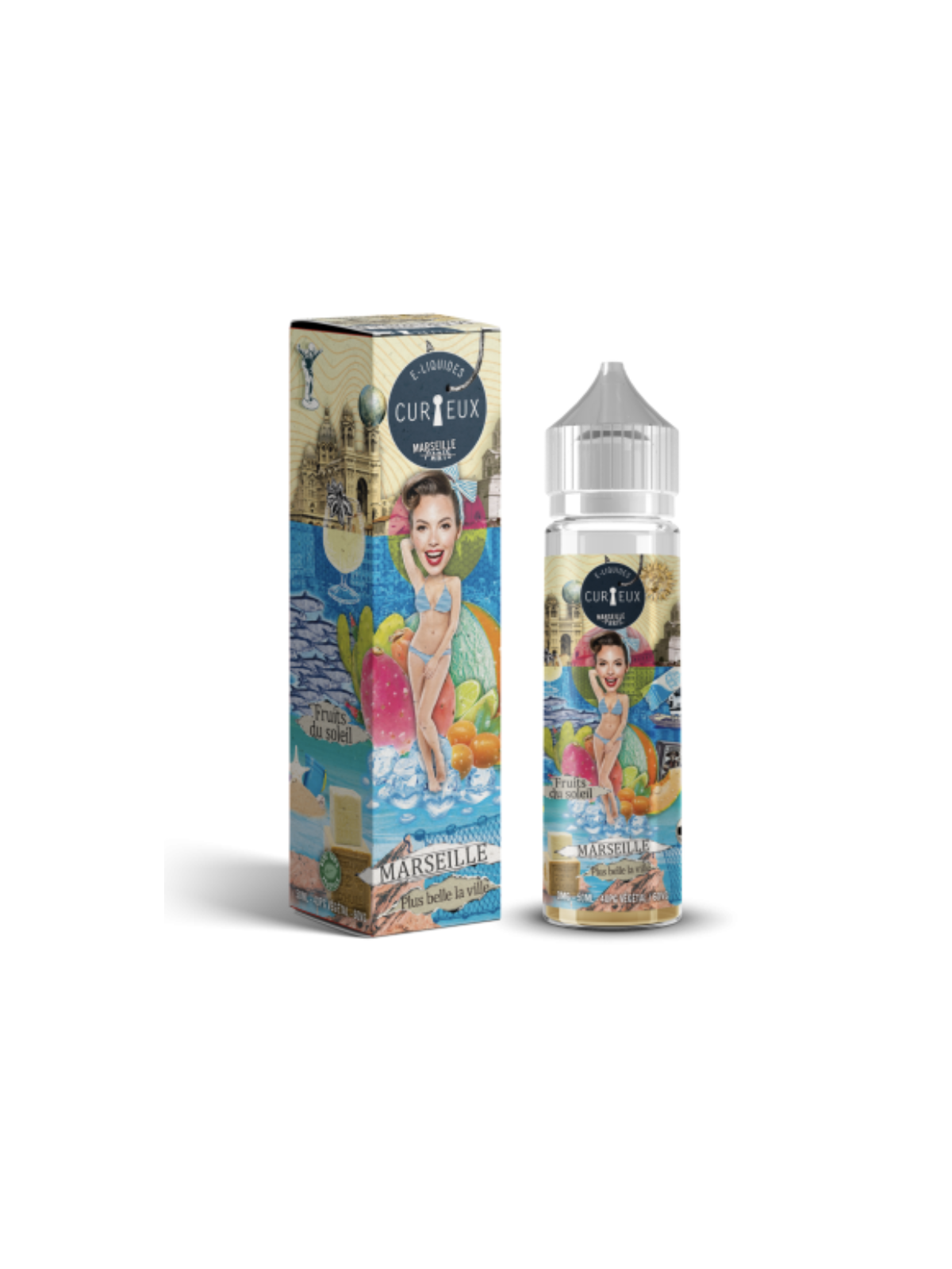 Marseille, Plus Belle La Ville 50 ml  de Curieux E-liquides