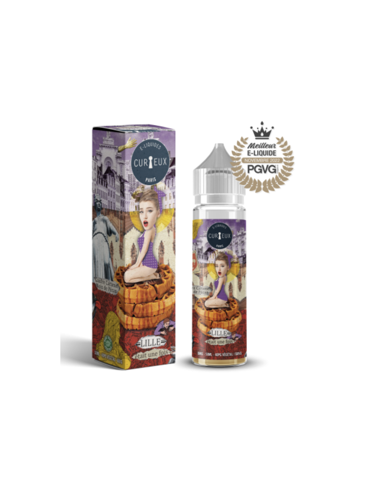 Lille Etait Une Fois 50 ml de Curieux E-liquide