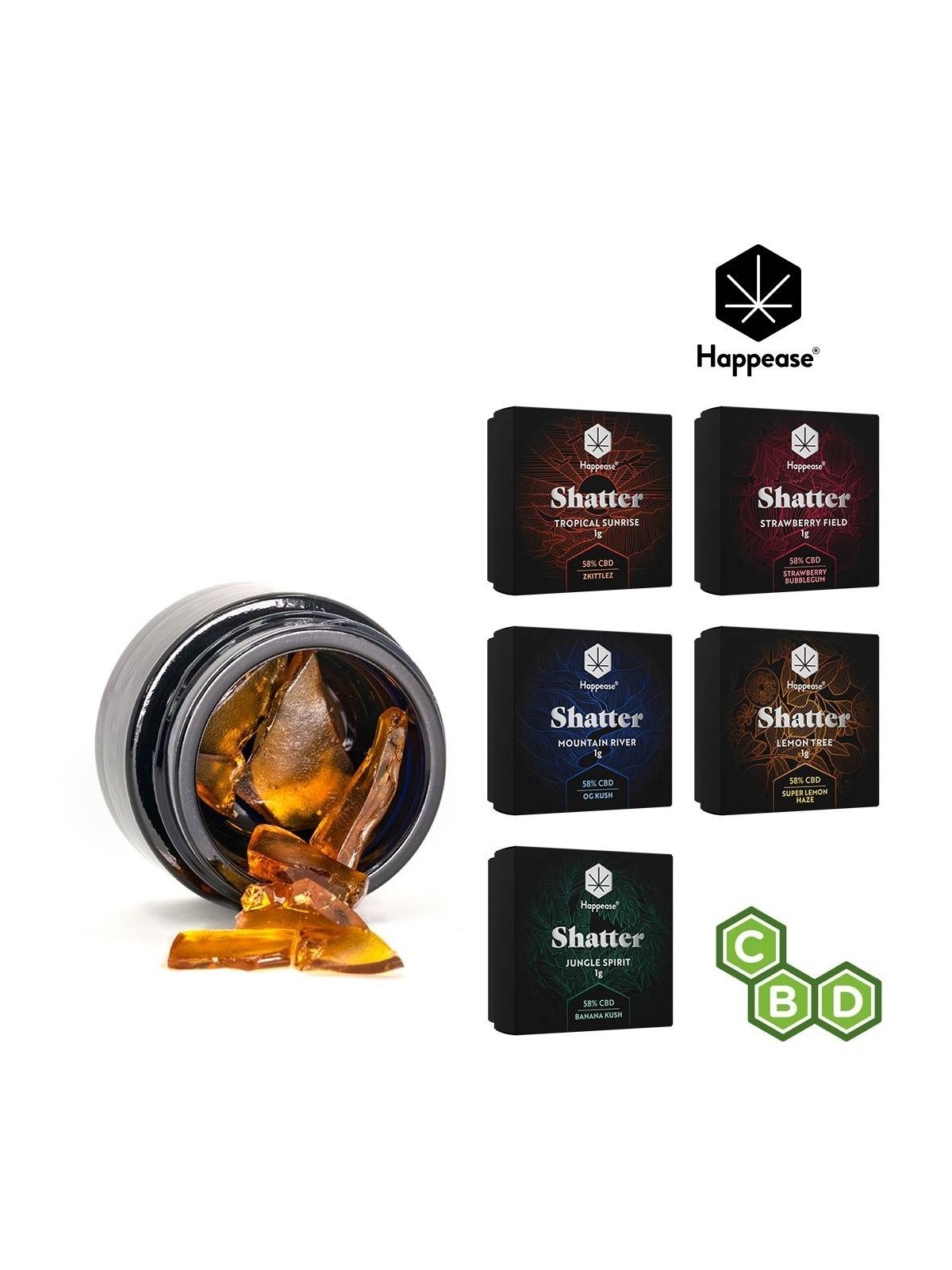 Shatter Happease 1g