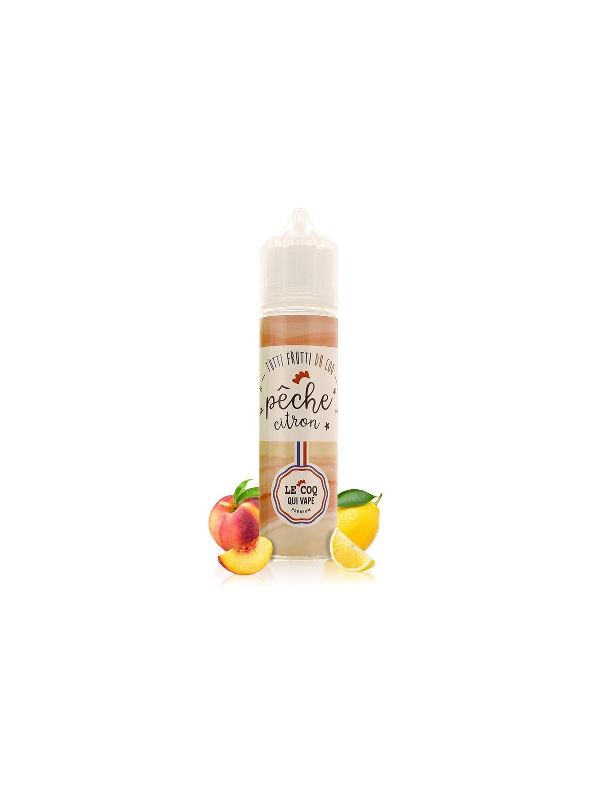 Pêche citron glacé Le Coq Qui Vape