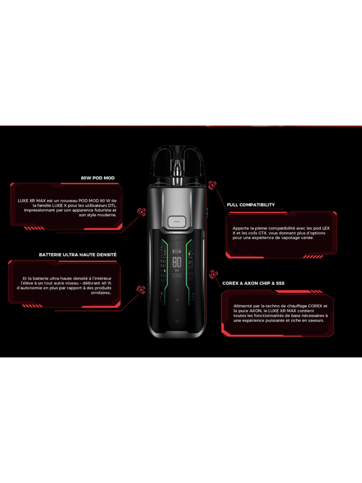 Pod Luxe XR Max de  Vaporesso