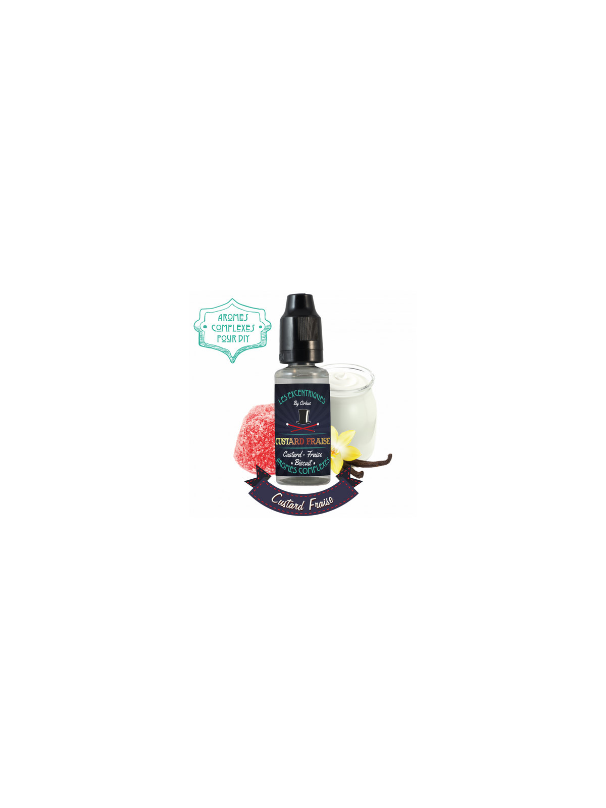 Arome Vdlv Custard Fraise 20ml