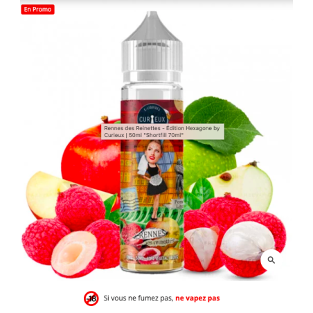 Natural Rennes 50 ml de Curieux E-liquide