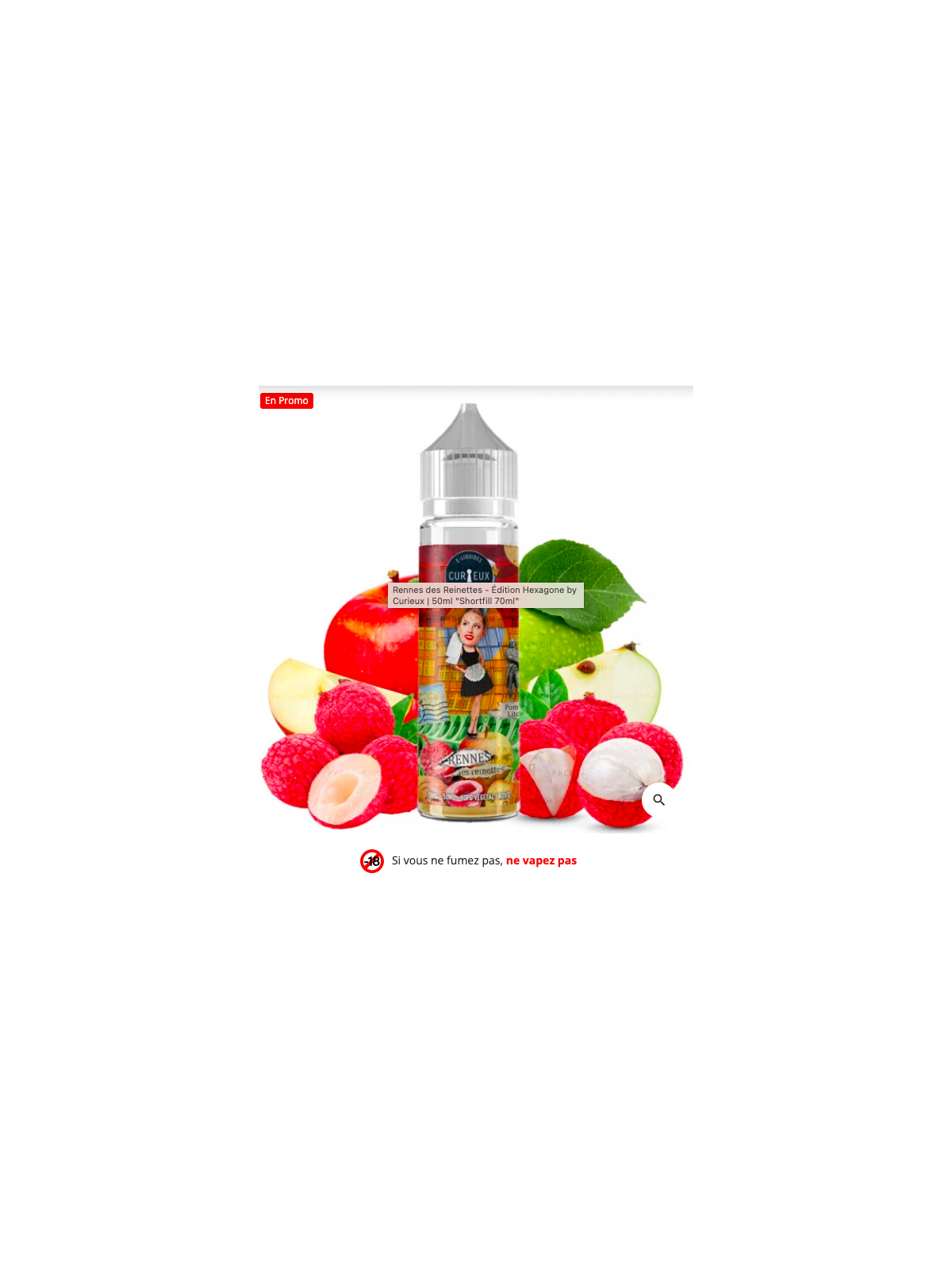 Natural Rennes 50 ml de Curieux E-liquide