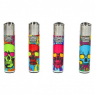 Briquet Clipper Colourfull Skulls