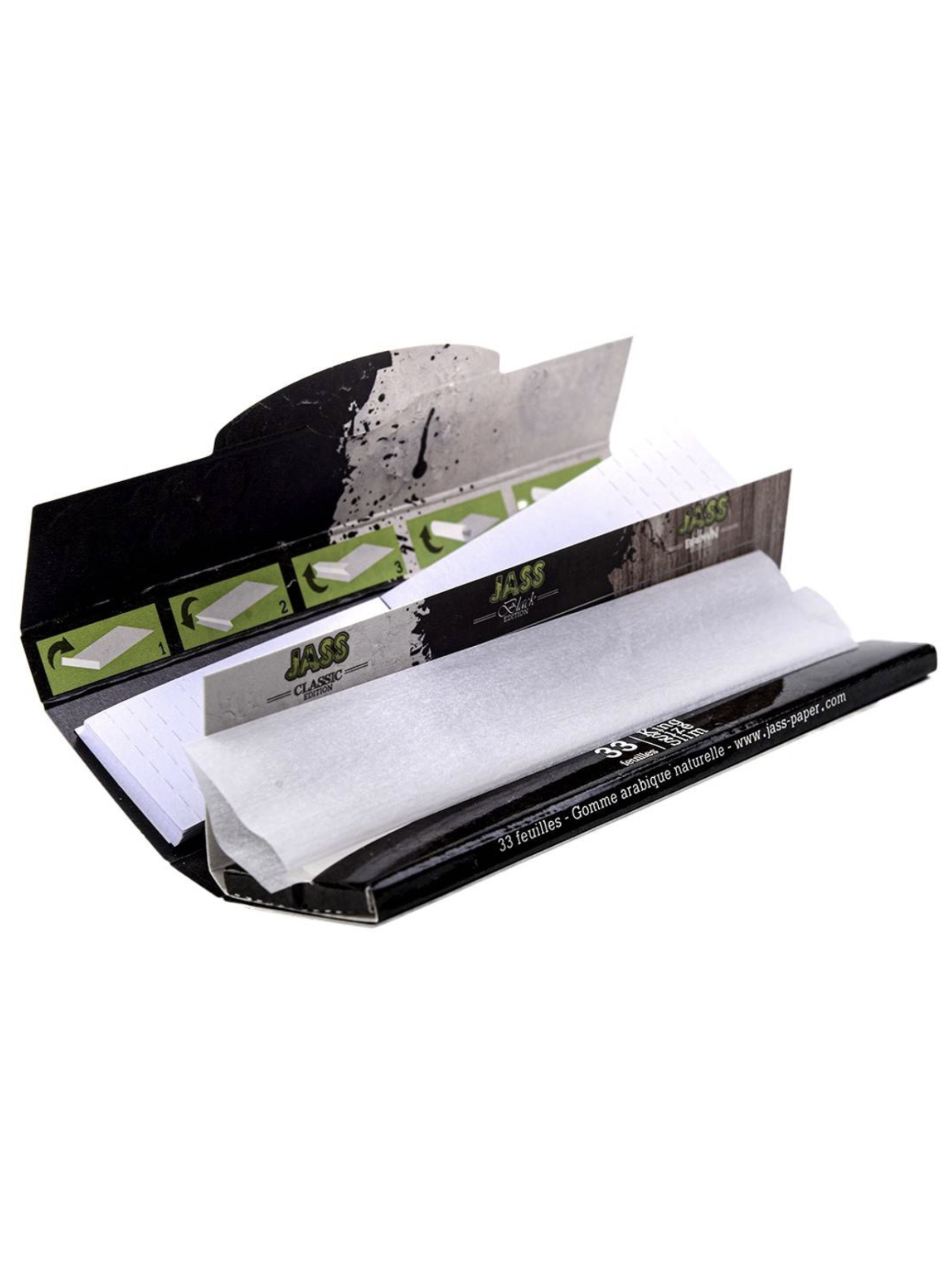 Paquet de grande feuilles à rouler Jass 2 en 1