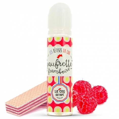 Gaufrette Framboise 50ml Le Coq Qui Vape