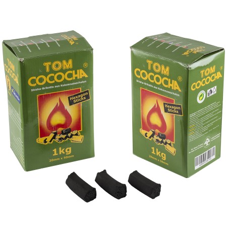 PROMO Charbon Cococha Naturel Hexagon