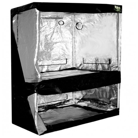 Chambre de culture Dual Black Box Silver 150x80x200cm