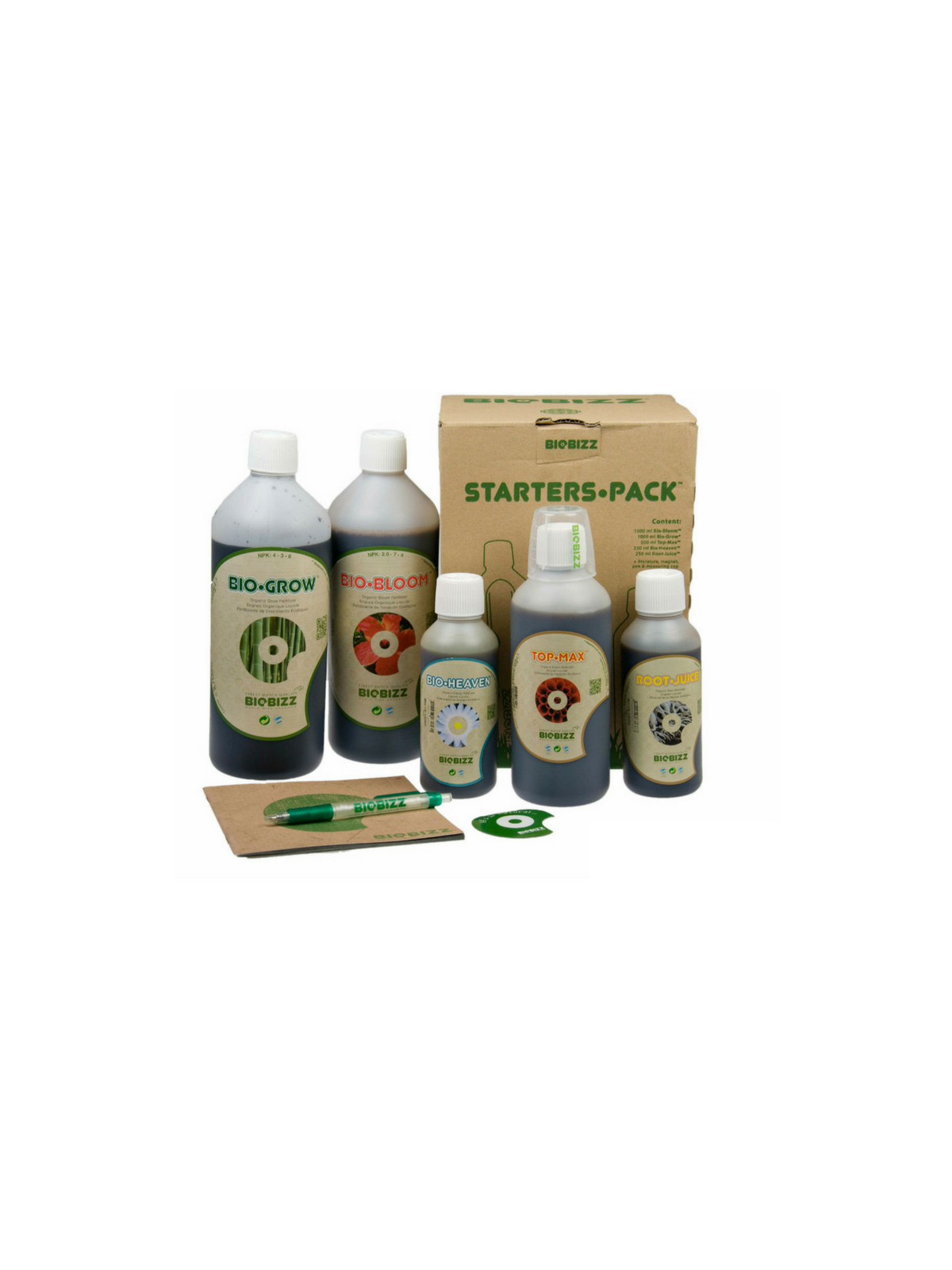 Kit de démarrage Starters Pack de Biobizz