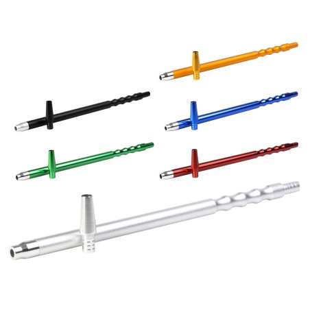 Manche aluminum pour chicha+embout