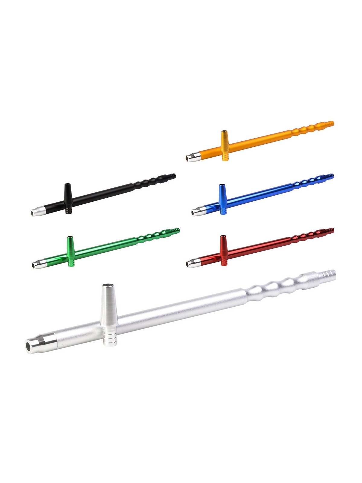 Manche aluminum pour chicha+embout